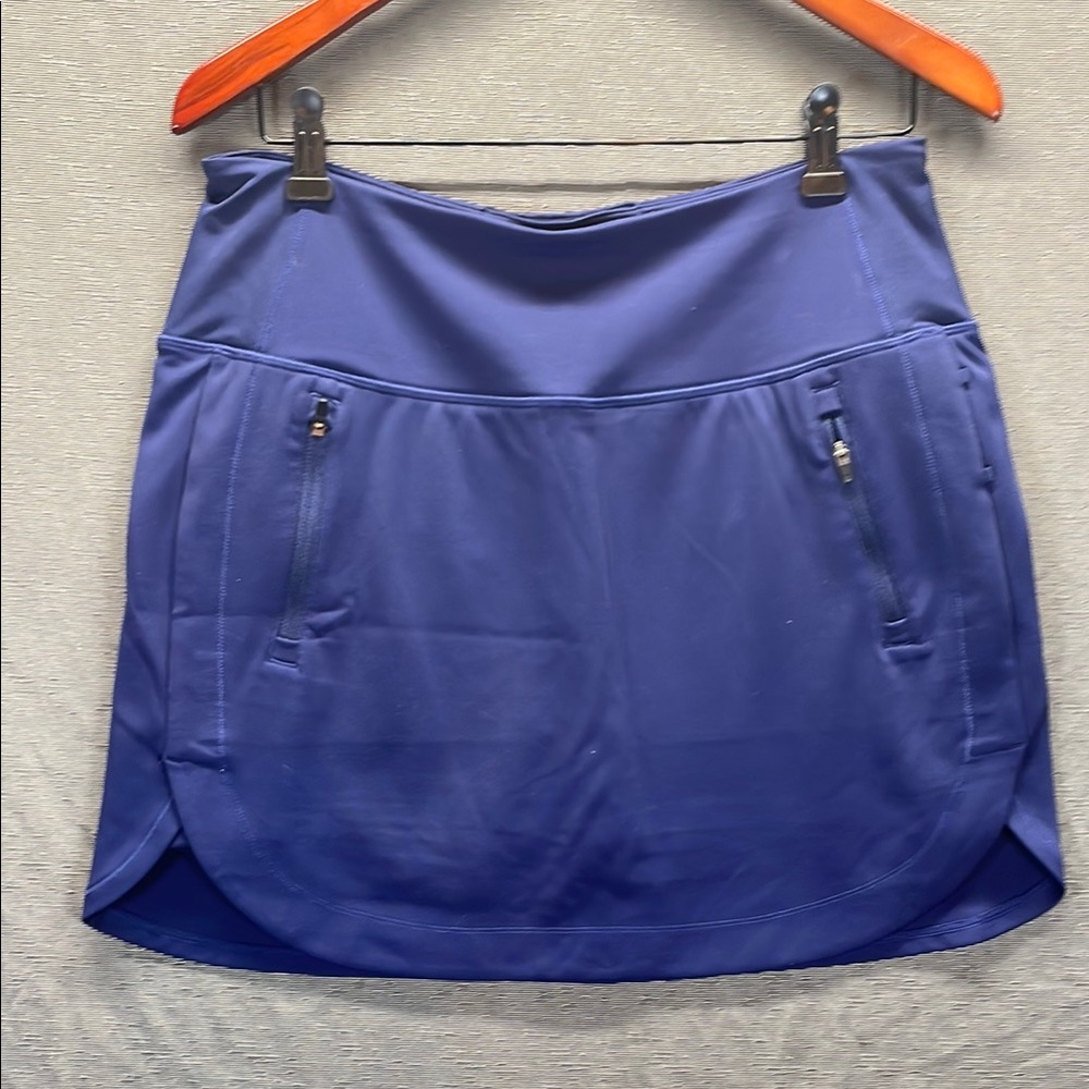 Athleta Blue‎ Skater Golf Mini Skorts with Slit